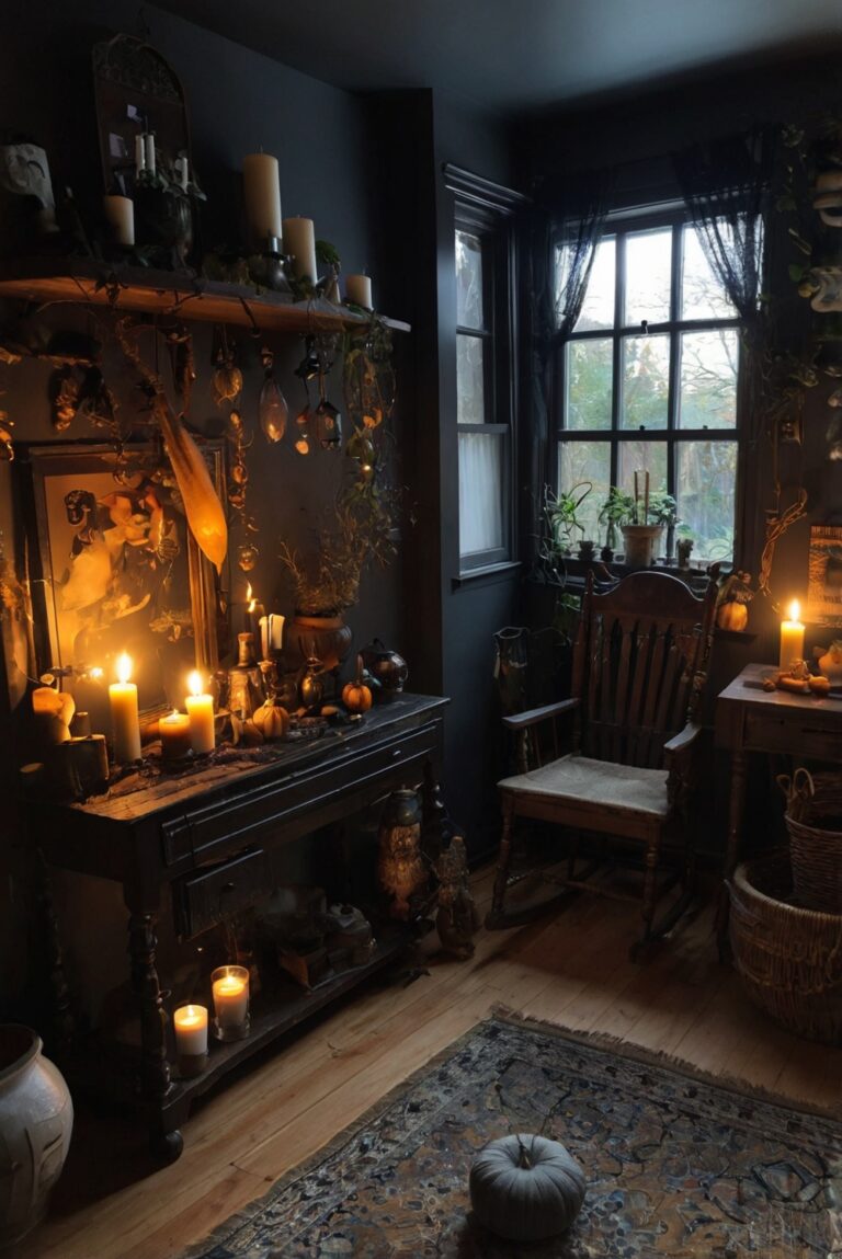 Witchy decor, Witchy room, Bohemian home, Mystic interiors, Occult design