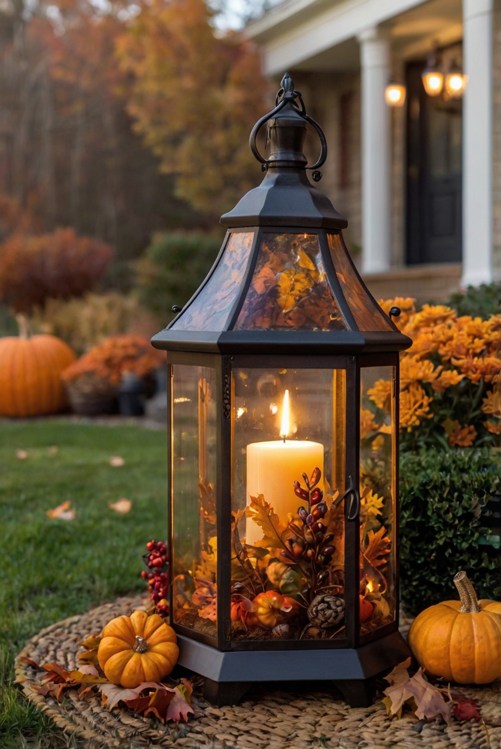 Thanksgiving outdoor decor, Outdoor Thanksgiving decorating ideas, Elegant Thanksgiving decor, Thanksgiving home decorations, Outdoor fall decorations