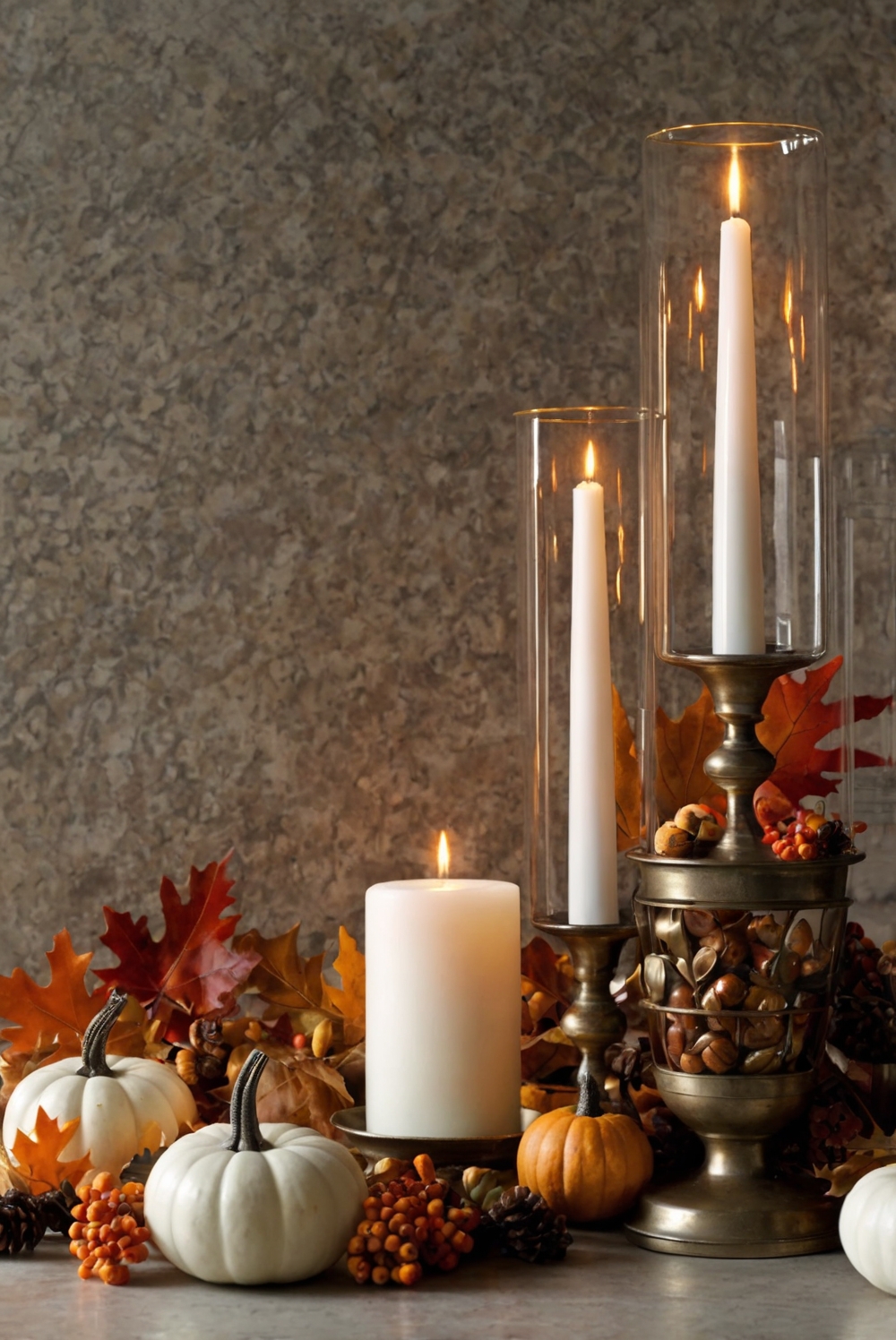 Thanksgiving room decor, stylish Thanksgiving decorations, festive Thanksgiving design, luxury Thanksgiving accents, elegant holiday room design